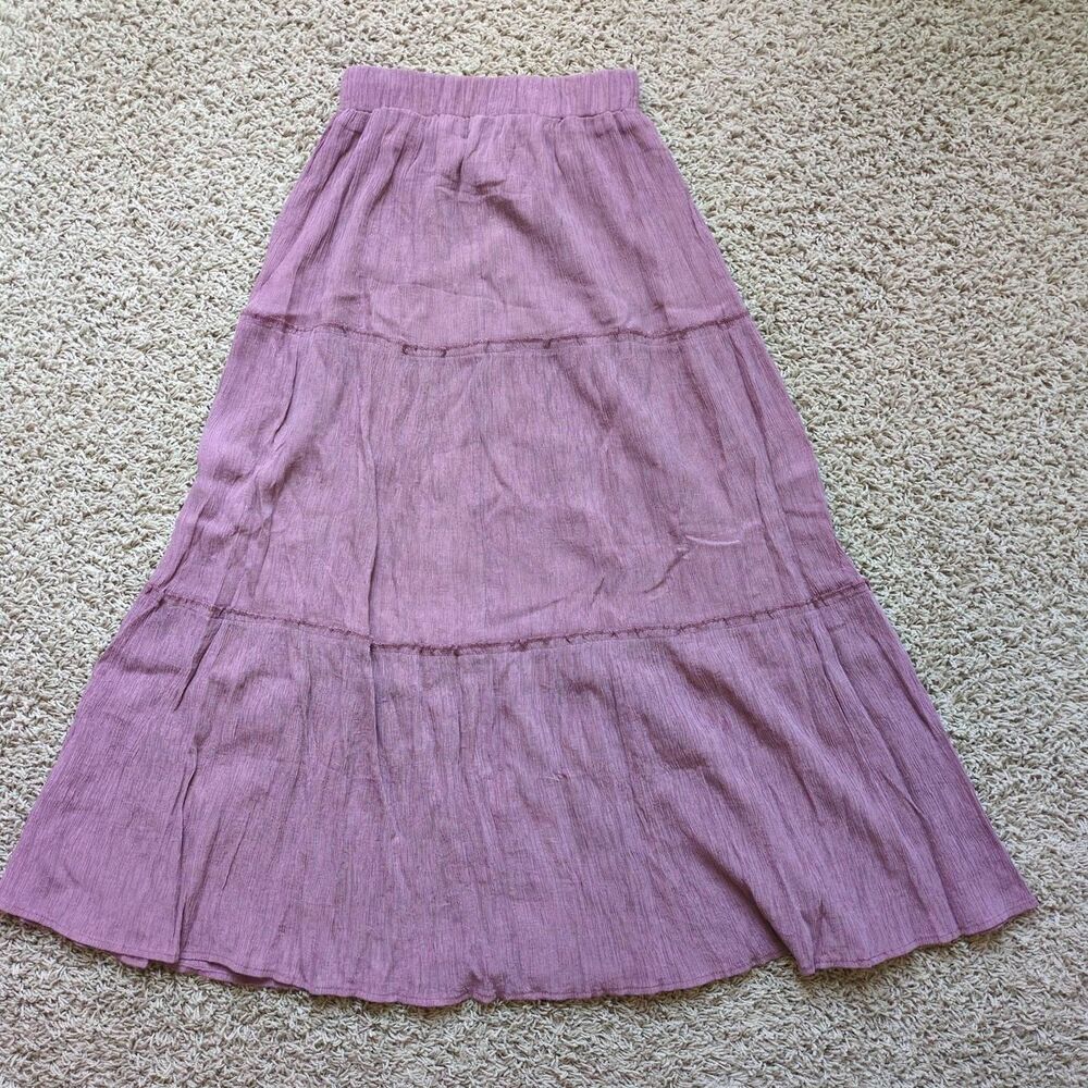 Unbranded Women's Purple and Pink Skirt